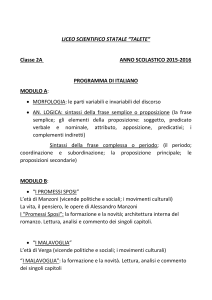 2A ITALIANO-LATINO - Liceo Scientifico Talete