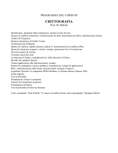 PROGRAMMA DEL CORSO DI