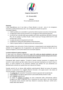 Congresso PLI di Milano - Partito Liberale Italiano