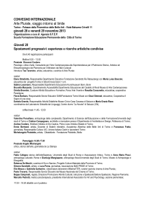 CONVEGNO INTERNAZIONALE