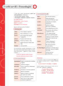 Scheda35 I Verbi Servili - Il piacere dell`italiano