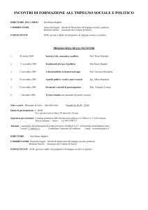 Diocesi di Verona - Ufficio della Pastorale sociale
