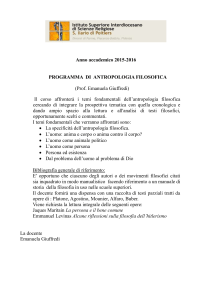 antropologia filosofica