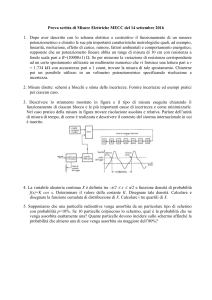 Prova scritta di Misure Elettriche MECC 14 settembre 2016