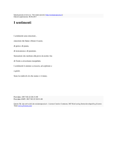 I sentimenti : Noi siamo poesia : http://noisiamopoesia.it