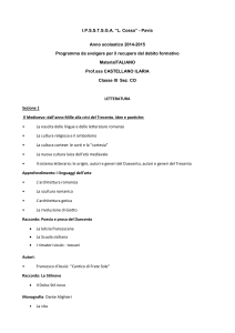 I.P.S.S.T.S.G.A. “L. Cossa” - Pavia Anno scolastico 2014