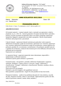 Progr. svolto matematica 1SB 15-16Marretti