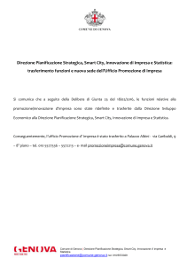 comunicazione trasferimento funzioni e nuova sede ufficio promozione