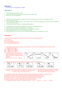 TEST “ Termodinamica” classe cognome