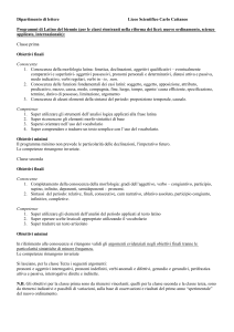 Dipartimento di lettere - LS Carlo Cattaneo Torino