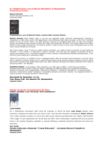 Presentazione libri