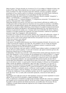 Bomba al Tribunale e bomba al Cutty Sark, non