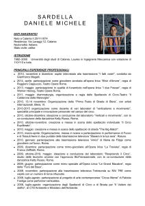 Curriculum - Circo Squilibrato