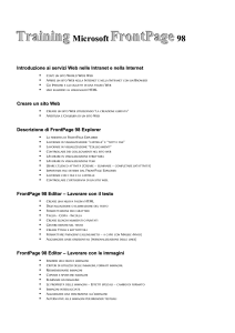 Training Microsoft FrontPage 98