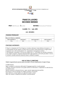blocco tematico/modulo/unita` didattiche