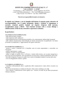 Patto di Corresponsabilità