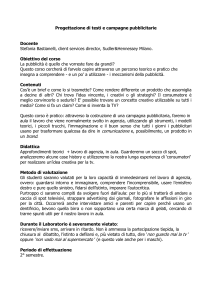 Scopo del Laboratorio è di approfondire la conoscenza dei
