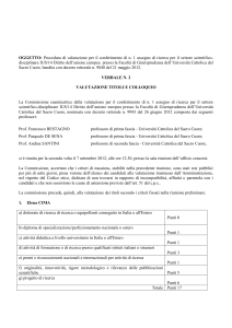 CONCORSO, PER TITOLI ED ESAME, A N