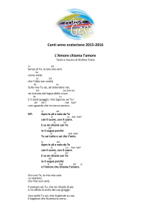 Canti «Come Gesù - Chiesa di Milano