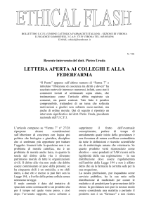 n° 07 Dott Uroda - Lettera aperta ai colleghi e alla Federfarma