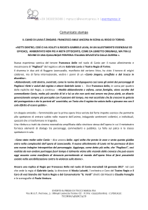 Comunicato stampa