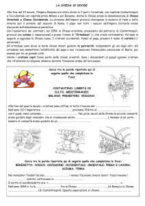 La chiesa e la riforma protestante