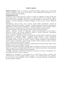 Geofisica Applicata - Dipartimento di Scienze della Terra, dell