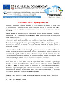 Attraverso il teatro l`inglese prende vita! L`Istituto Comprensivo Sant