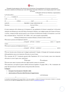 Modello domanda - Comune di Firenze