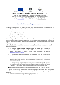 Ministero dell`Istruzione, dell`Università e della Ricerca LICEO