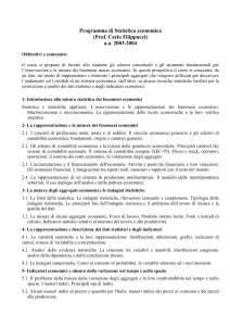 Programma di Statistica economica