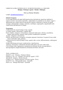 Biologia e Fisiologi..