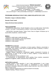 Italiano 2 G svolto
