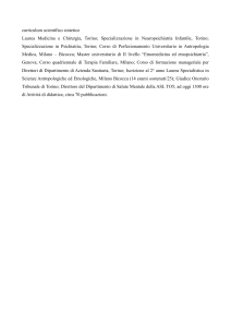 curriculum scientifico sintetico
