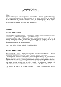 diritto del lavoro