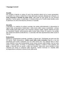 I linguaggi musicali