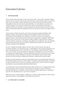 Giovanni Calvino 1 INTRODUZIONE Calvino, Giovanni Nome