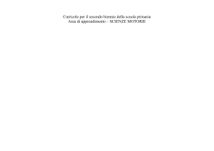 CURRICOLO MOTORIA secondo biennio