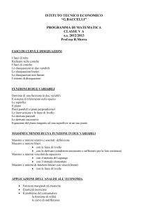 5A - Istituto Tecnico Economico Baccelli