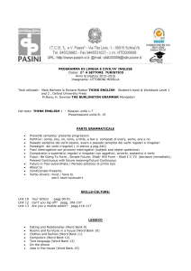 Programma di INGLESE