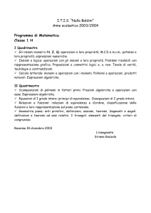Anno scolastico 2003/2004