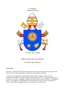 Lo Stemma di Papa Francesco SPIEGAZIONE DELLO STEMMA