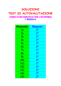 soluzioni test