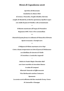 Menù Capodanno 2016