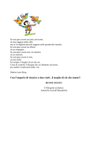Se non puoi essere un pino sul monte, sii una saggina nella valle