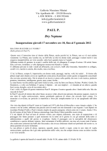 press release ita - Galleria Massimo Minini