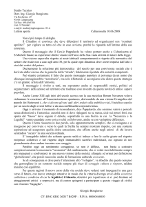 Lettera aperta Caltanissetta 10