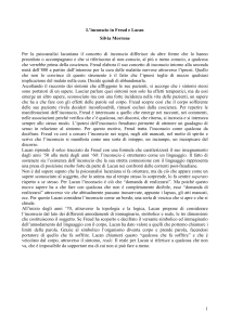 L`inconscio in Freud e Lacan
