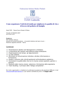 Federazione Italiana Medici Pediatri