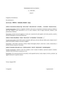 PROGRAMMA SVOLTO 1I